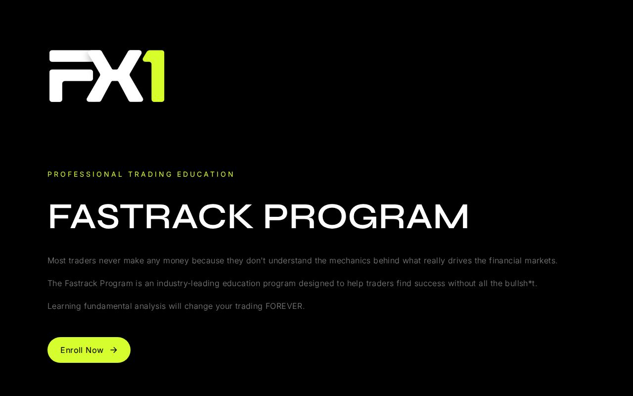 FX1 Fastrack Program
